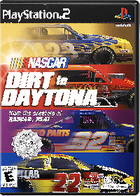 NASCAR Dirt to Daytona Playstation 2 US box art